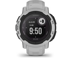 Garmin Instinct 2 Solar - Sporthorloge met GPS - Smartwatch voor heren - Zon Oplaadbaar - 45mm - Mist Gray