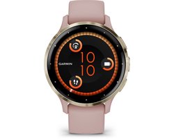 Garmin Venu 3s - Smartwatch - Sporthorloge - AMOLED-Scherm - 10 dagen batterij - Spraakassistent - Muziek - Garmin Pay- Slaapcoaching - Dust Rose