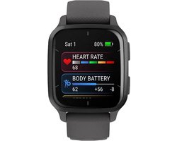 Garmin Venu Sq 2 - Health Smartwatch - Amoled display - 10 dagen batterij - Grijs