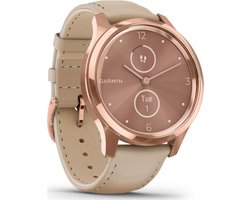 Garmin Vívomove Luxe - Smartwatch dames - 42 mm - Rose gold