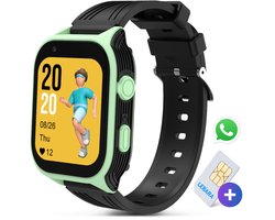 Glow in the Dark GPS Smartwatch kinderen - GPS Horloge kind - GPS Tracker - Sinterklaas Cadeau - Speelgoed - Stappenteller - Incl Simkaart