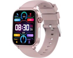 GlucoWatch - Glucosemeter - ECG Hartslagmeter - Bloedsuiker horloge - Diabetes meter - Glucose Revolutie - Bloedsuikermeter - Smartwatch - Glucose meter zonder prikken - Roze