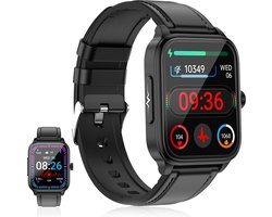 GlucoWatch - Glucosemeter - ECG Hartslagmeter - Bloedsuiker horloge - Diabetes meter - Glucose Revolutie - Bloedsuikermeter - Smartwatch - Glucose meter zonder prikken - Zwart