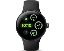 Google Pixel Watch 3 - Smartwatch - 41mm - Zwart/Zwart