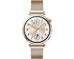 HUAWEI WATCH GT5 41mm Milanees Goud Horlogeband - Verbeterd 24/7 gezondheidsbeheer - Tot 2 weken batterijduur - Compatibel met iOS & Android