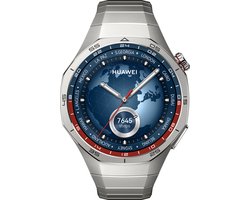 HUAWEI WATCH GT5 Pro 46mm Titanium Horlogeband - Ondersteuning van Golf en Duiken van 40 meter- Verbeterd 24/7 gezondheidsbeheer - Tot 2 weken batterijduur - Compatibel met iOS & Android