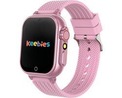 Keebies Smartwatch Kinderen 2.0 - 5 t/m 12 jaar - Incl. Camera en 35 Kids Spelletjes - 512MB Geheugen - USB Oplaadbaar kinderhorloge - Meisje - Roze