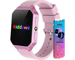 Kiddowz Smartwatch kinderen - Kinderhorloge - 5 t/m 12 jaar - met camera, filters en 26 kids spelletjes - Stappenteller - Pink v1