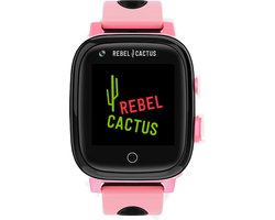 Kindersmartwatch GO (Roze) - GPS tracker - Whatsapp - Taal: NL/EN/DE - Batterij: 32 - IP67 - Wifi - Bluetooth - Muziek/Spotify - Smart Games - AppStore - Gratis ouder app - Ouder 100% in control alle apps aan/ uit te zetten - NL bedrijf