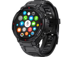 Nuvance - Outdoor Smartwatch - IP67 Waterdicht - Bluetooth Smartwatch voor Dames en Heren - Smartwatches - Sporthorloge met Stappenteller, Calorie Teller, Slaap meter - Geschikt voor alle Smartphones