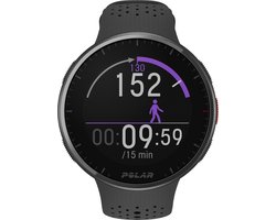 Polar Pacer Pro - Geavanceerd GPS Hardloophorloge - Carbon Gray - Maten S-L