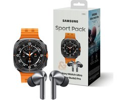 Samsung Sport Pack (Galaxy Watch Ultra + Galaxy Buds 3 Pro) - Smartwatch - 47mm - LTE - Titanium Silver