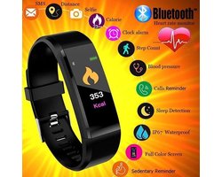 Smart Sport Horloge - Watch - Hardloop Armband - Stappenteller - Hartslagmeter - Bloeddrukmeter - Activity Tracker - Bluetooth - Waterdicht - Gezond - Fitness - 2020 model - USB