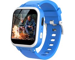 Smartwatch Kinderen - Camera - Games - Blauw