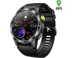 Smartwatch Royal Empire NX22pro - Met GPS - AMOLED Scherm - Smartwatch Heren - Outdoor Smartwatch - Telefoonfunctie - Fitnesstracker - Bloeddrukmeting - Slaapmonitor - Calorie Stappentellen - GPS Smartwatch - Geschikt voor alle Smartphones - Zwart