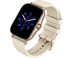 Smartwatch voor Dames en Heren – Sporthorloge met Bluetooth - Hartslagmeter - Slaapmonitor - Calorieënteller – Compatibel met iOS en Android - Beige