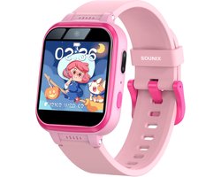 Sounix Kinder Smartwatch - 1.54" - 5 t/m 12 jaar - USB Oplaadbaar kinderhorloge