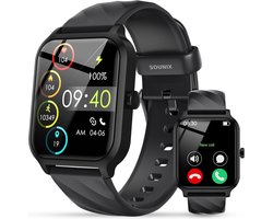 Sounix Smartwatch - 1.96 inch Smartwatch Heren - IP67 - BT5.2 - 230mAh - Smartwatch Dames - Horloge – HD - IOS & Android