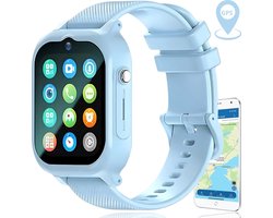 Twenty4seven® GPS Horloge Kind - Smartwatch Kinderen - Kinder GPS Tracker - 4G & SMS - Blauw - met Nederlandse Taal & Simkaart