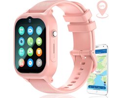 Twenty4seven® GPS Horloge Kind - Smartwatch Kinderen - Kinder GPS Tracker - 4G & SMS - Roze - met Nederlandse Taal & Simkaart