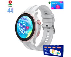 VUBIO 4G Kinder Smartwatch L1 - GPS - Incl. SIM - Videobellen - Wit