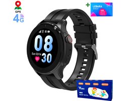 VUBIO 4G Kinder Smartwatch L1 - GPS - Incl. SIM - Videobellen - Zwart