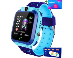 VUBIO Kinder Smartwatch Blauw - Inclusief Simkaart - Bellen - Camera