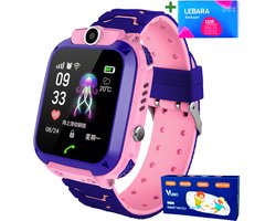 VUBIO Kinder Smartwatch Roze - Inclusief Simkaart - Bellen - Camera