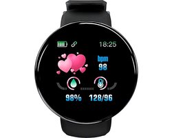 Vyzio - Smartwatch - Sporthorloge - Stappenteller Horloge - Hartslagmeter Horloge - Bloeddrukmeter Pols - GPS Horloge - Zwart - WATCHLITE