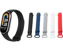 Xiaomi Mi Band 8 Smartwatch - Europese Versie - Met 5 TECHPUNT kleurenbandjes