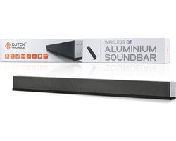 Bluetooth Soundbar | Draadloze Verbinding | Aluminium | 90 cm breed | Incl. Afstandsbediening