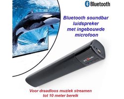 Bluetooth Soundbar Luidspreker met Ingebouwde Microfoon