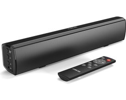 Bluetooth soundbar voor tv's pc-luidsprekers - Bowfell 2.1 compact met afstandsbediening - RCA-kabel optische ingang soundbar