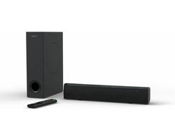 MAJORITY BOWFELL PLUS - 2.1 soundbar - Bluetooth, USB, Optisch en Aux-in - Bedrade subwoofer - EQ-bediening - 100W - Zwart