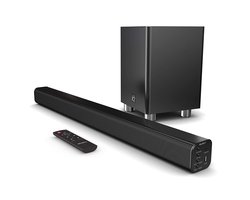 Majority K2 - Soundbar + Subwoofer - Zwart - HDMI ARC - Bluetooth - Optical - USB - 150W