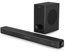 Majority Sierra Plus Dolby Atmos 2.1.2 Soundbar + Subwoofer - 400W, 3 x HDMI, Bluetooth, Optical, USB