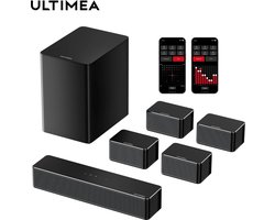 MazrekuHome® - Soundbar - Speakers - Surround set home cinema - 410 W 7.1 virtuele surround sound - Met app bediening