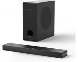 Soundbar - 2.1 Soundbar voor TV - Luidsprekers - Luidsprekerkabels - Speaker - 190W - 87dB - 45Hz-20KHz - Zwart