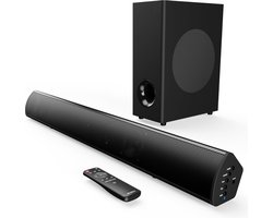 Soundbar Met Draadloze Subwoofer - Soundbars voor TV - HDMI ARC - Bluetooth - AUX - 81 CM - 180 W - 5,25 inch Subwoofer - 2.1-kanaals Surround Sound Systeem - Equalizer en Afstandsbediening