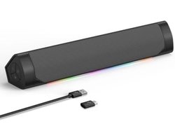 Soundbar pc - Pc soundbar - Computer soundbar - Soundbar computer - 32 x 8 x 10 cm - 390 gram - Grijs