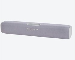 Soundbar Stijlvol Ontworpen, Compatibel Met Smartphone en Tablet - Indrukwekkend Geluidssysteem in binnen- en Woonkamer - Bluetooth - 4 uur Afspeeltijd-20 Watt