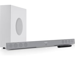 Teufel CINEBAR 11 "2.1-Set" - Soundbar met draadloze subwoofer - Bluetooth met aptX - Virtuele surround sound - wit