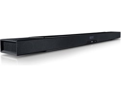 Teufel CINEBAR LUX - Slanke high end bluetooth soundbar, HDMI, geïntegreeerde subwoofer, voor films, muziek, games , zwart