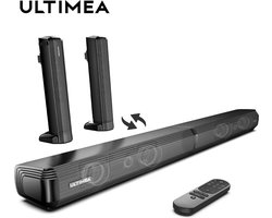 Ultimea - Apollo S40 - 2-in-1 - Soundbar - Soundbar voor TV - Luidsprekers - Luidsprekerkabels - Speaker - 3D Surround Soundbar - BT 5.3 - Zwart