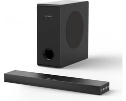 Ultimea - Nova S50 - Soundbar - 2.1 Soundbar voor TV - Luidsprekers - Luidsprekerkabels - Speaker - 190W - 87dB - 45Hz-20KHz - Zwart