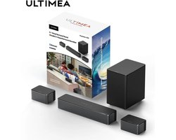 Ultimea - Poseidon D50 - Soundbar - Soundbar voor TV - Luidsprekers - Luidsprekerkabels - Speaker - 3D Surround Sound-systeem - 50Hz-20KHz - 320W - Zwart