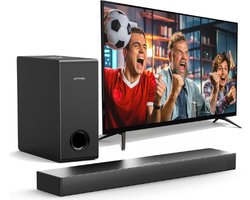 ULTIMEA® Soundbar - Soundbars Voor TV Bluetooth - Soundbar Met Ingebouwde Subwoofer - Soundbars Voor TV - Soundbar Met Subwoofer - Surround Set Draadloos - Soundbars - Soundbar Dolby Atmos - Surround Set Home Cinema