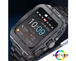 2023 Ai Stem Assistent Slimme Horloge Mannen Bluetooth Bellen Bloeddruk Meten Waterdichte Smartwatch Sport Fitness Gezondheid Monitoren Multifunctionele Stevige Horloge