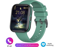 2024 NFC Smartwatch Vrouwen & Mannen - Bluetooth Call, AI Stemassistent, Sport & Fitness Tracker, Waterdichte Smartwatch met Armband, Gezondheidstracker, Activiteitenmonitor, Slimme Horloge, Hartslagmeter, Stappenteller, Wearable Technologie