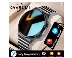 2024 Waterdichte Bloed Suiker Slimme Horloges Mannen Ecg + Ppg Hartslag Bloeddruk Fitness Tracker IP68 Waterdichte Smartwatch Voor Android iOS Professionele Insuline Meter